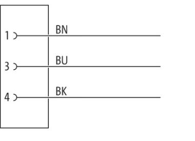 MURR - 7000-08041-6100500, M8 FEMALE CABLE 3X0.25 [1]