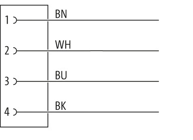 MURR - 7000-08061-6100500, M8 CABLE 4X0.25 5M [1]