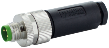 CONECTORI - MURR - 7000-08601-0000000, M8 MALE FIELD WIREABLE SCREW TERM