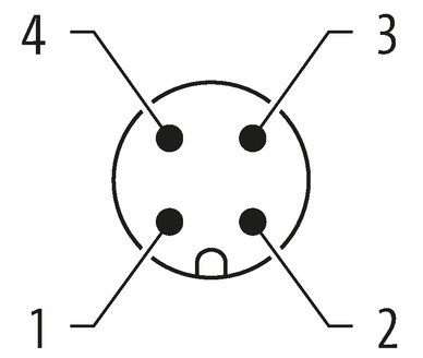 MURR - 7000-12021-0340150, M12 MALE CABLE 4X0.34 [3]