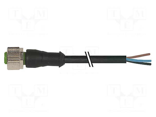 CABLURI - MURR - 7000-12181-6130500,CABLE: FOR SENSORS/AUTOMATION; M12; PIN: 3