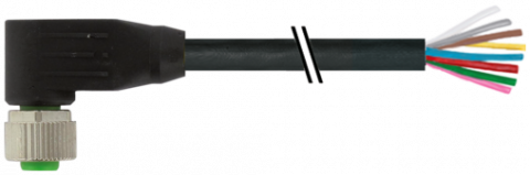 CABLURI - MURR - 7000-17161-7220500, M12 FEMALE CABLE 8X0.25