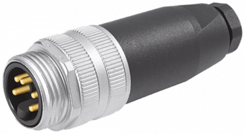 7/8" - MURR - 7000-78081-0000000, 7/8 MALE FIELD WIREABLE SCREW 5 POLE CLAMP