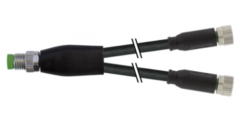 CABLURI - MURR - 7000-87011-6300030, M8 MALE / FEMALE DISTRIBUITOR Y