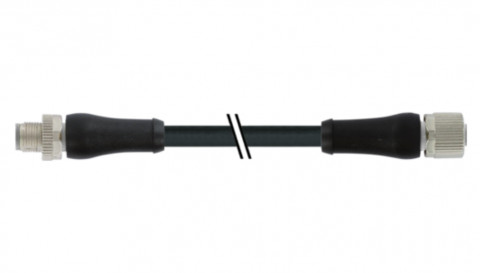 CABLURI - MURR - 7000-P4241-P040300, M12 POWER MALE/FEMALE CABLE 5X1.5