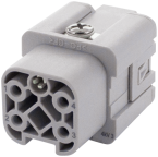 HEAVY DUTY - MURR - 70MH-EB004-AP02010, A3 FEMALE 4 POLE PUSH IN 400V 10A