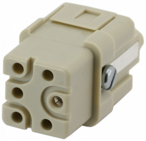 HEAVY DUTY - MURR - 70MH-EB005-AC02020, A3 FEMALE 5-POLE CRIMP T. 400V 16A