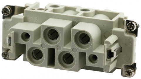 HEAVY DUTY - MURR - 70MH-EB4U2-FS04000, B16 FEMALE 4+2-POLE, SCREW T, 830/400 V, 80/16 A