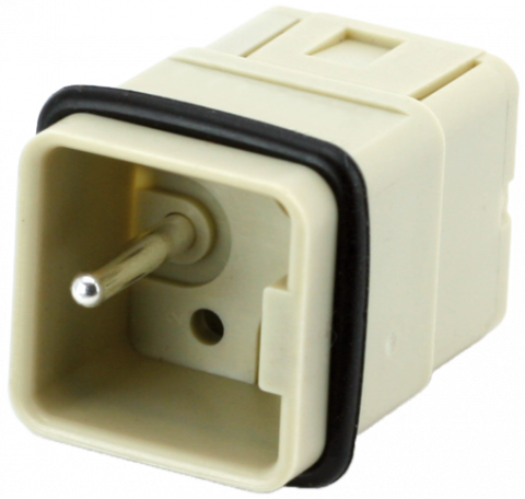 HEAVY DUTY - MURR - 70MH-ES005-AC02020, A3 MALE 5 POLE CRIMP T. 400V 16A