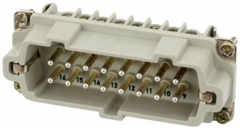 HEAVY DUTY - MURR - 70MH-ES016-FS03020, B16 MALE 16 POLE