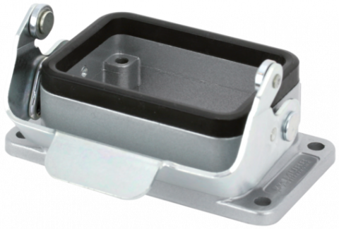 HEAVY DUTY - MURR - 70MH-GADNL-B000000, B6 BULKHEAD MOUNTED H IP65 SINGKE LOCKING LEVER M