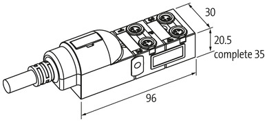 MURR - 8000-84010-3370300, EXACT 8 4XM8 3 POLE PRE WIRED CABLE [1]