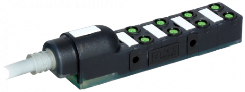 MODULE IO - MURR - 8000-88010-3570500, EXACT 8 8XM8 3 POLE PRE WIRED CABLE