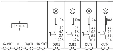 MURR - 9000-41084-0401000, MICO ELECTRONIC CIRCUIT PROTECTION 4 CHANNELS [2]