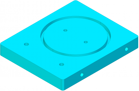 VERSUNI - 10143.005.D-009 - PLACA FIXTURA