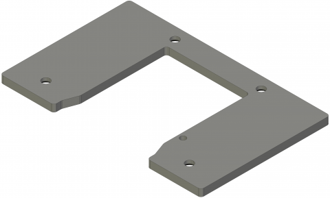 10174 - Dispozitive MASTERPIECE - 10174.001.D-145 - PLACA INFERIOARA