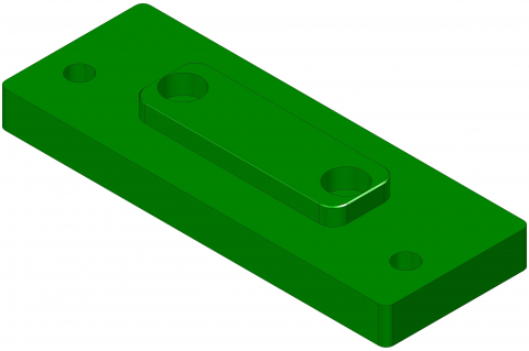 26014 - Omnia UI module assembly - 26014.001.D-014 - PLACA SUPORT 3