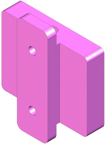 26014 - Omnia UI module assembly - 26014.001.D-013 - PLACA SUPORT