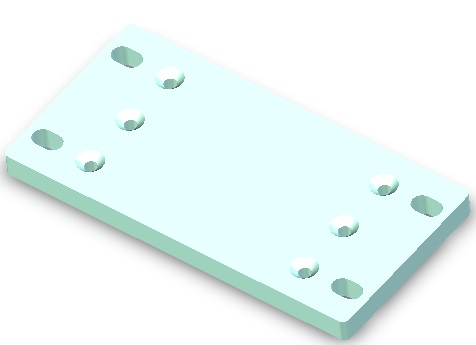 10158 - 10158.001.D-009 - PLACA SUPORT PRIZA