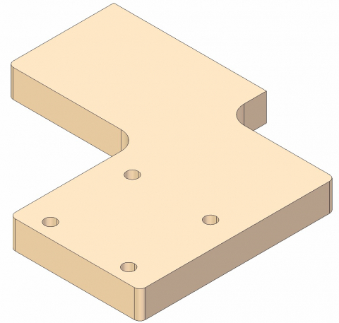 10158 - 10158.006.D-010 - PLACA SUPORT PRIZA