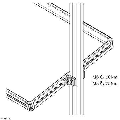 ACCESORII - REXROTH - 3842515547, ANGLE R28x28X38