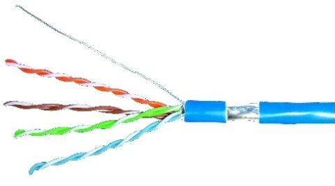 CABLURI - SCHRACK - CABLU F/UTP CAT.5E, 4X2XAWG24/1, PVC, ECA