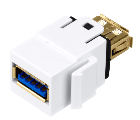 RACK - SCHRACK - CUPLA USB 3.0 A-A TOOLLESS LINE