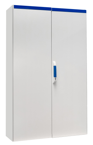 DULAPURI - SCHRACK - DULAP COMPACT CU DOUA USI, 1600X1000X300MM, RAL 7035 IP54