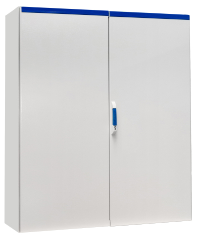 DULAPURI - SCHRACK - DULAP COMPACT CU DOUA USI, 1800X1600X400MM, RAL 7035 IP54