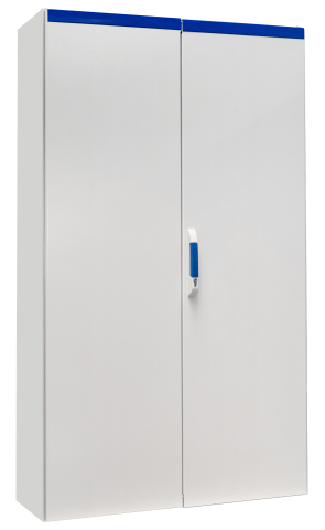 DULAPURI - SCHRACK - DULAP COMPACT CU DOUA USI, 2000X1200X400MM, RAL 7035 IP54