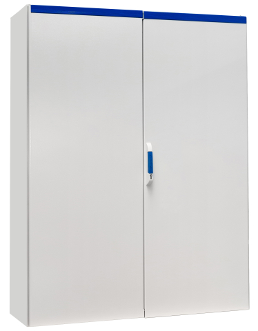 DULAPURI - SCHRACK - DULAP COMPACT CU DOUA USI, 2000X1600X400MM, RAL 7035 IP54