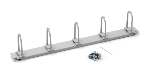IT - SCHRACK - ORGANIZATOR CABLURI 19", 1U, 5 INELE DE PLASTIC MARI 40X83MM