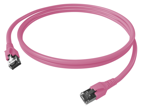 PATCHCABLU - SCHRACK - PATCHCABLU CAT.6A/10GB ECRANAT RJ45,LS0H,VIOLET 1M