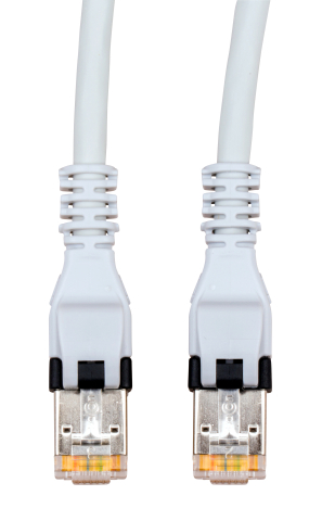 PATCHCABLU - SCHRACK - PATCHCABLU CAT.6A PUSH PULL ECRANAT RJ45 GRI 10GB, LS0H, 10M