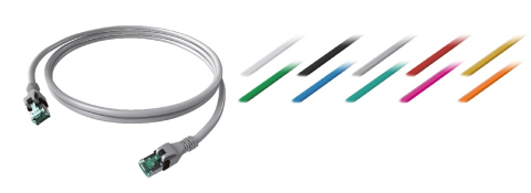 RETELISTICA - SCHRACK - PATCHCABLU CAT.6A PUSH PULL ECRANAT RJ45 VIOLET , LS0H, 10M