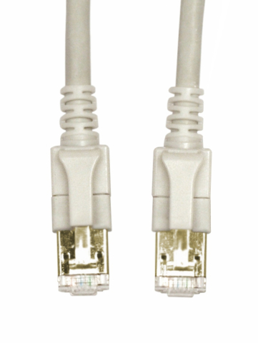 PATCHCABLU - SCHRACK - PATCHCABLU CAT6A CU LED ECRANAT RJ45 GRI 10GB 15M