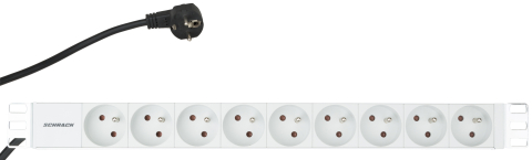 IT - SCHRACK - PDU 19", 9XUTE, PROFIL PVC 1U, CABLU CONEXIUNE 2M,RAL7035