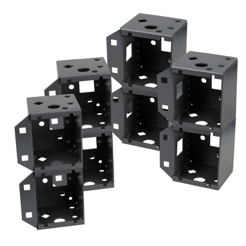 DULAPURI - SCHRACK - PLINTA, SET 4 COLTARE 200MM, RAL7012