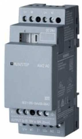 AUTOMATIZARI - SIEMENS - 6ED1055-1MM00-0BA2, LOGO! AM2 AQ EXPANSION MODULE, PS: 24 V DC