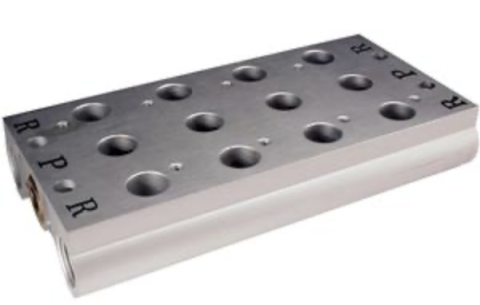 MANIFOLD - SMC - EVV5F5-20-051-00F, MANIFOLD BASE