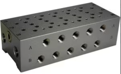 MANIFOLD - SMC - EVV5Z5-21-071-00F, MANIFOLD BASE