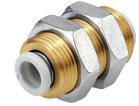 SMC - SMC - KQ2E06-00N, NICKEL PLATED BRASS FITTING, D 6 TUBE