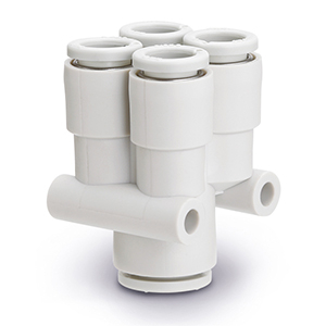 RACORDURI - SMC - KQ2UD06-08A, CONECTOR YDUBLU IN TREPTE