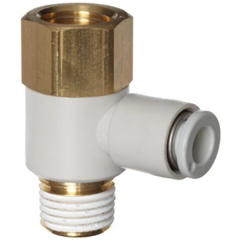 PNEUMATICA - SMC - KQ2VF06-01AS, RACORD RAPID DREPT/IN COT 1/8-Ø6-1/8