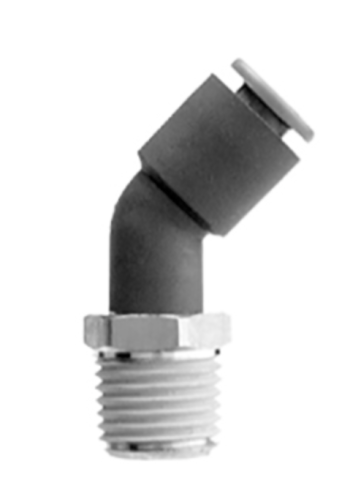 DEPOZIT - SMC - KQK06-02S, 45° MALE ELBOW 6mm-R 1/4