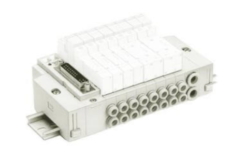 SERIA SY - SMC - SS5Y5-45NFD-04B-C6-Q, MANIFOLD BASE
