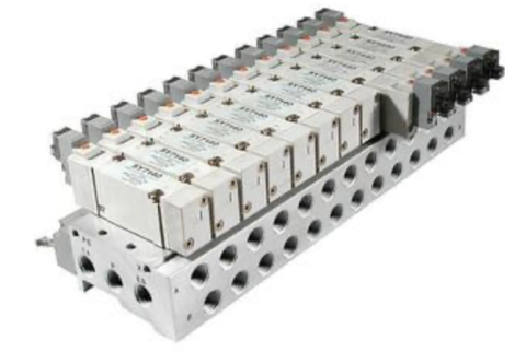 SERIA SY - SMC - SS5Y7-20P-05-00F-Q, MANIFOLD BASE