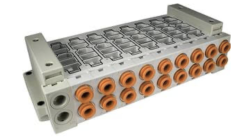 SERIA SY - SMC - SS5Y9-43-02B-03F-Q, MANIFOLD BASE