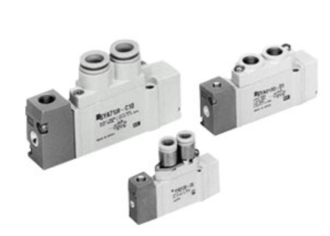 SERIA SY - SMC - SYA3120-C6, 5/2 SINGLE PILOT VALVE 6MM