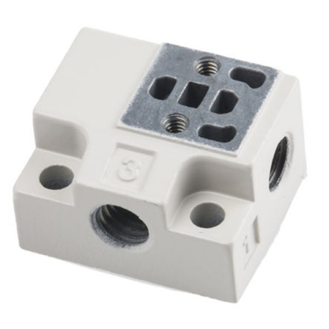 PNEUMATICA - SMC - V100-74-1 , PLACA DE BAZA ELECTROVALVA